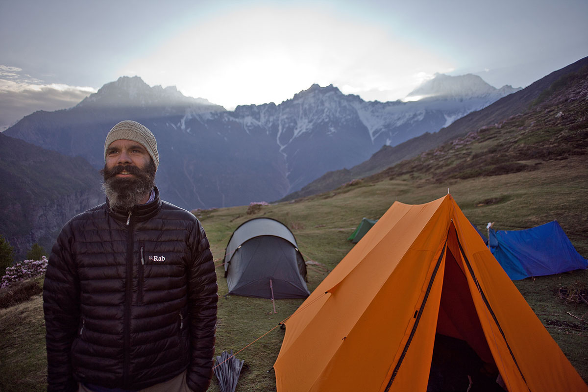 Chris Cousin in the Himalaya, Uttarkhand